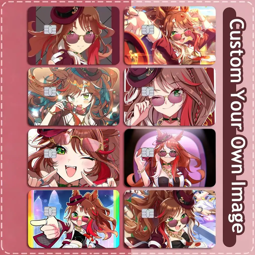 Forever young Umamusume  Credit Card HD Stickers Small Chip Waterproof Sticker Game Card Decal Gift
