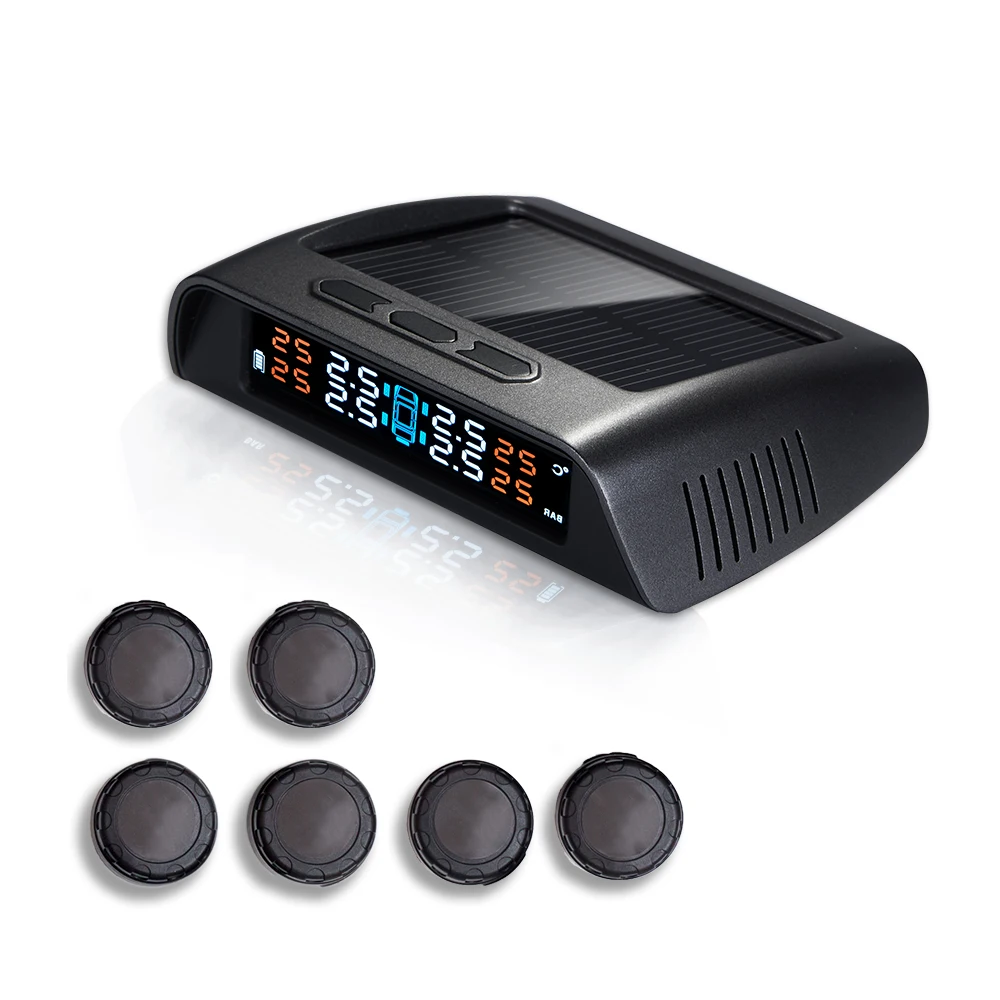 Light Truck TPMS with 6 External Wireless Sensor Tire Pressure Monitor