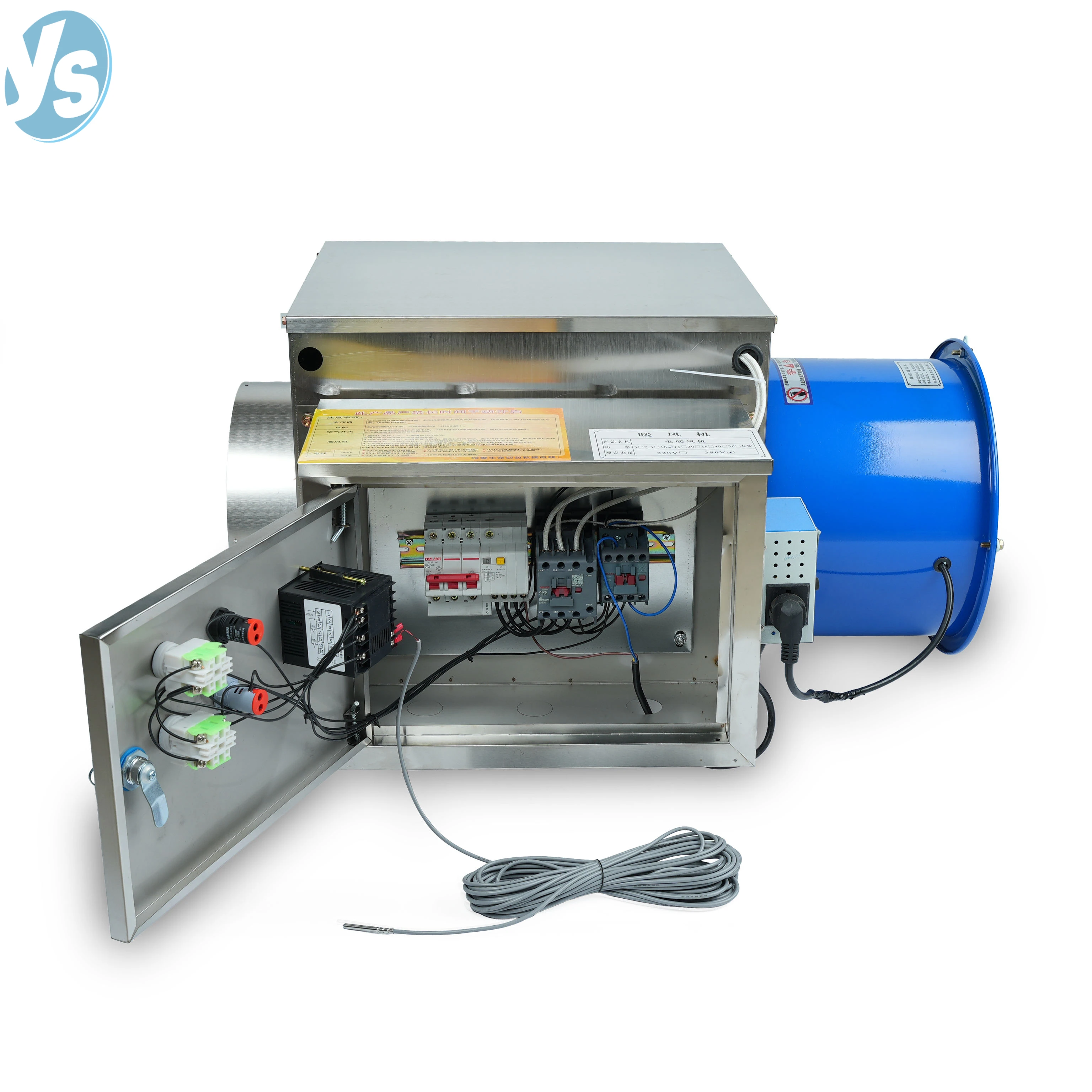 Industrial Electric Heater Constant Temperature Stainless Steel Chicken Pig House Heater Automatic Fast Heating Hot Air Furnace
