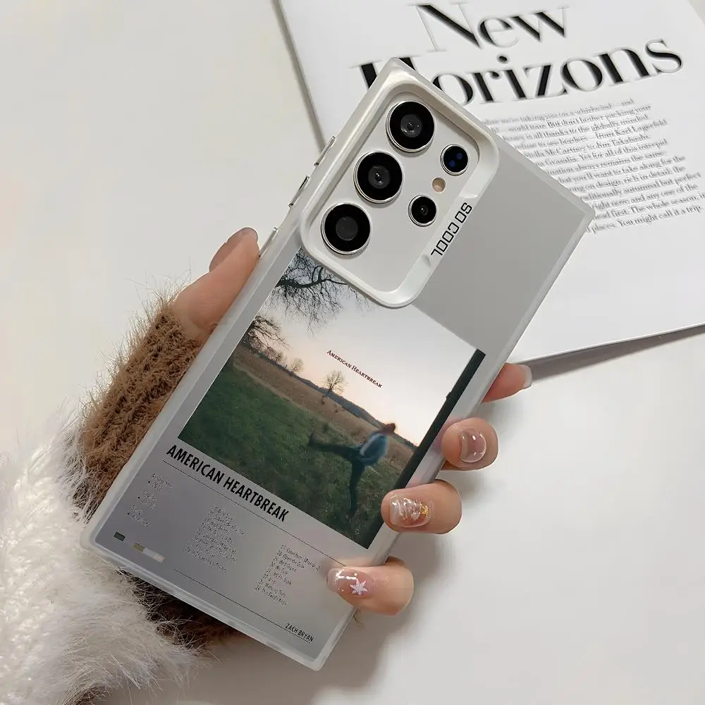 Singer Z-Zach Bryan Phone Case For Samsung Galaxy S25 Edge S24 S23 S22 S21 S20 Ultra Funda Silicone Colorful Silver Phone Case