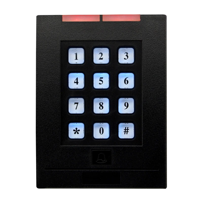 125Khz, 13.56Mhz Swipe Card Password Control System Access Control Host 2000 or 10000 User Capacity, External WG26 Card Reader