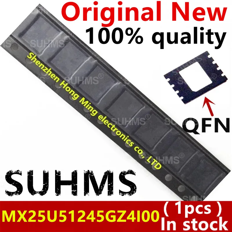 (1piece)100% New MX25U51245GZ4I00 MX25U51245GZ4100 QFN-8