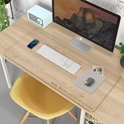 Waterproof & Heat-Resistant Clear PVC Tablecloth - Oil-Proof Protective Film for Dining, Coffee Tables & Computer Desk