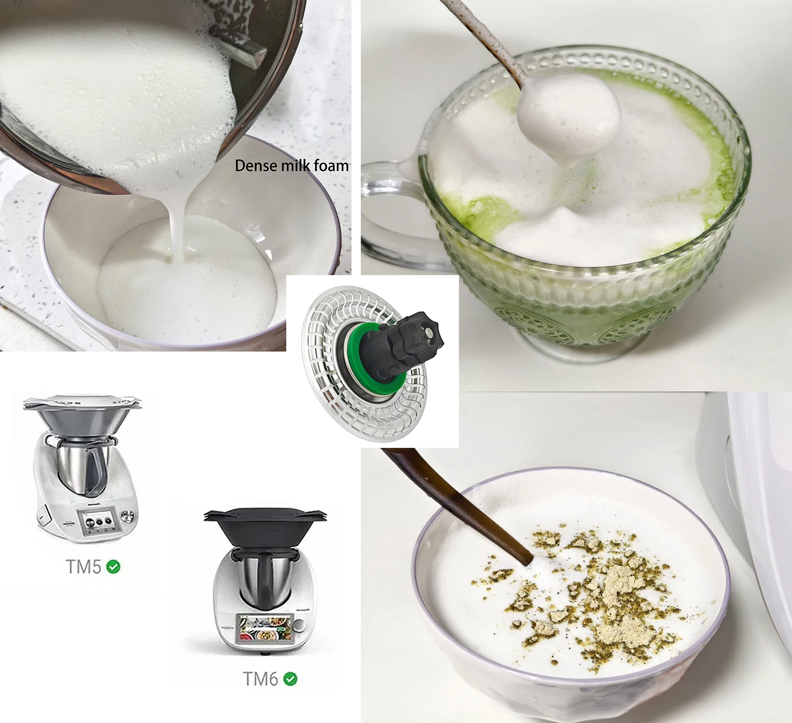 Milk Frothing Mixer for Thermomix TM5 TM6 TM7 Coffee Eggs Whisk