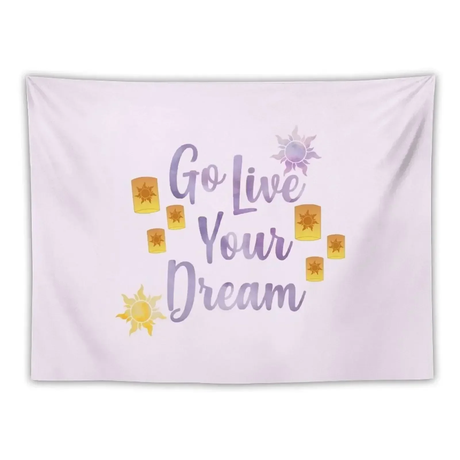 

Go Live Your Dream Tangled Tapestry Things To The Room Outdoor Decoration Cute Decor Decorations For Room Tapestry