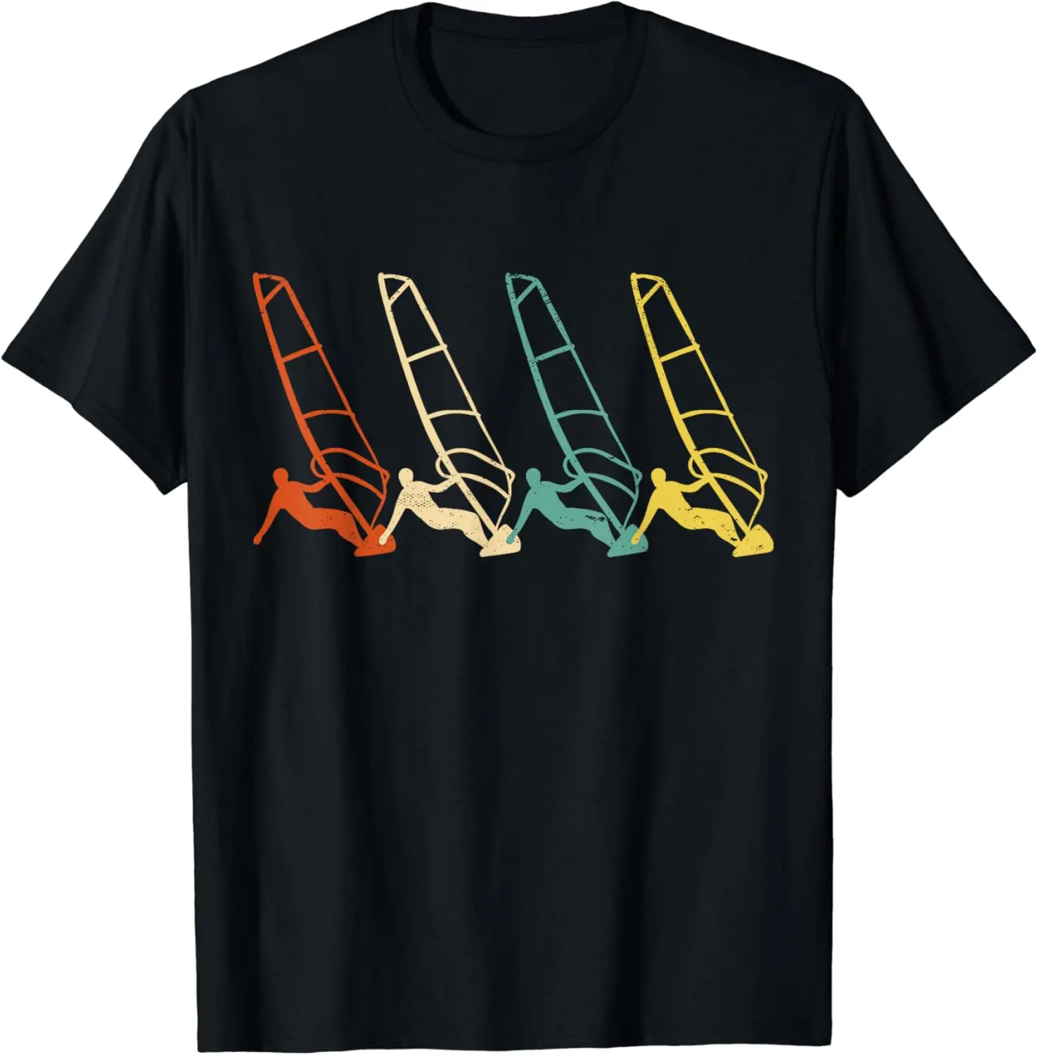 Funny Windsurfer  - Windsurfing & Surfing T-Shirt Outdoors Summer Beach O-neck Men Print Modal Factory Delivery  Unique 