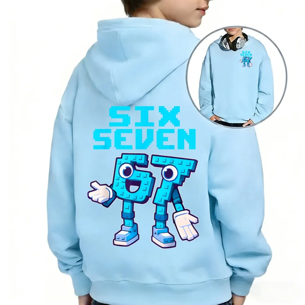 Bruh 67 ستة سبعة 6-7 Brainrot ميمي للمراهقين بنين بنات كنزة قطيفة سرقة Brainrot هريرة Bruh OG Meowl معطف مقنع