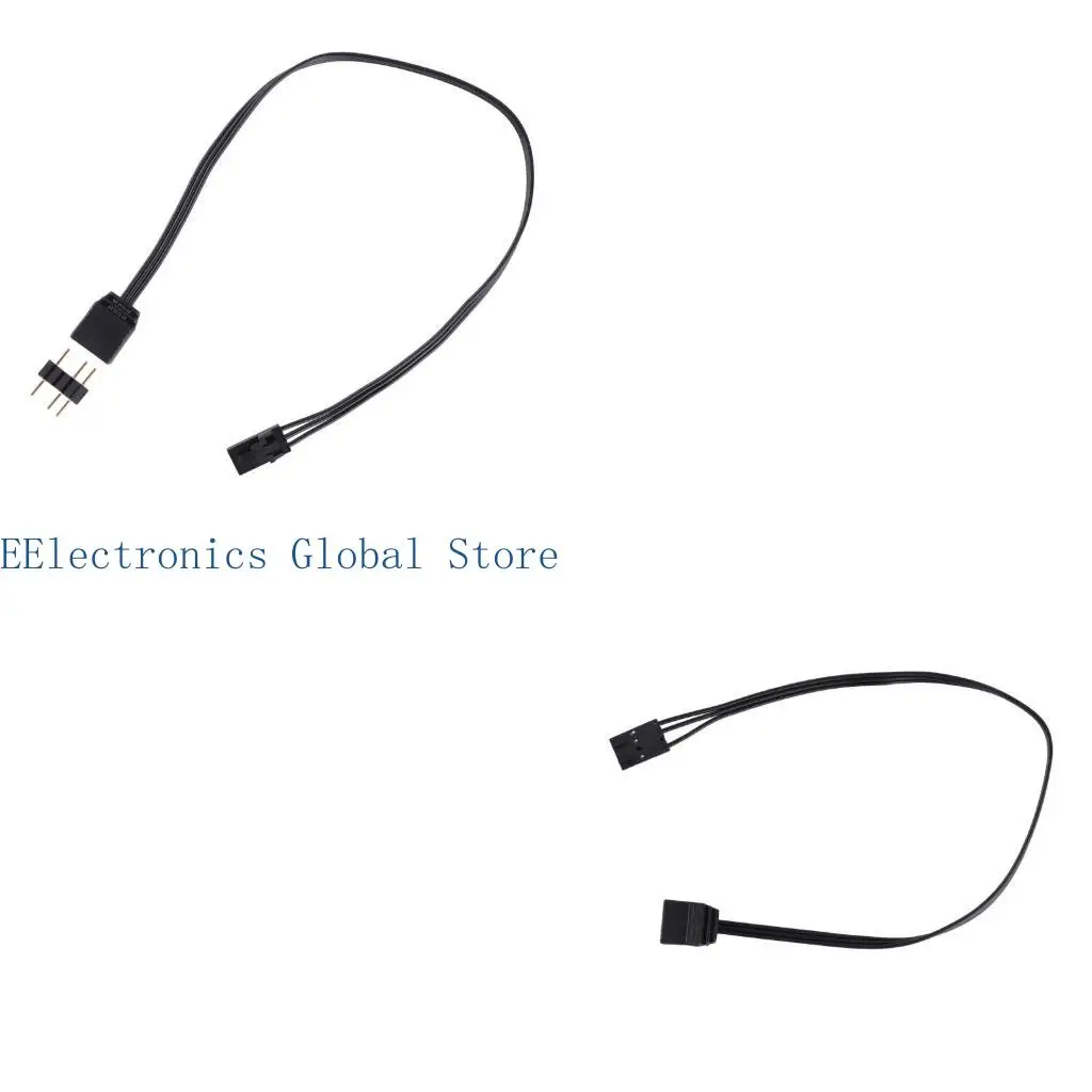 

Прочный переходной кабель 462B для Corsairs QL LL120 ICUE RGB-ARGB Простая установка и шнур управления 2 шт.