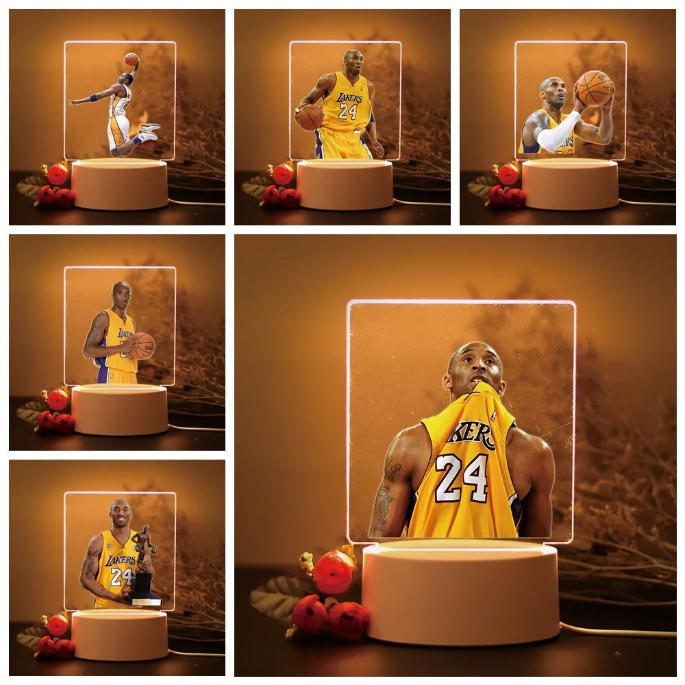 1 pc hot basketball player 3D Touch LED Night Light for Children's Room Decor the Boys Girls Birthday Gift