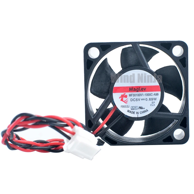 MF30100V1-1000C-A99 3cm 30mm fan 30x30x10mm DC5V 0.69W Mini axial fan cooling fan for Raspberry Pi router