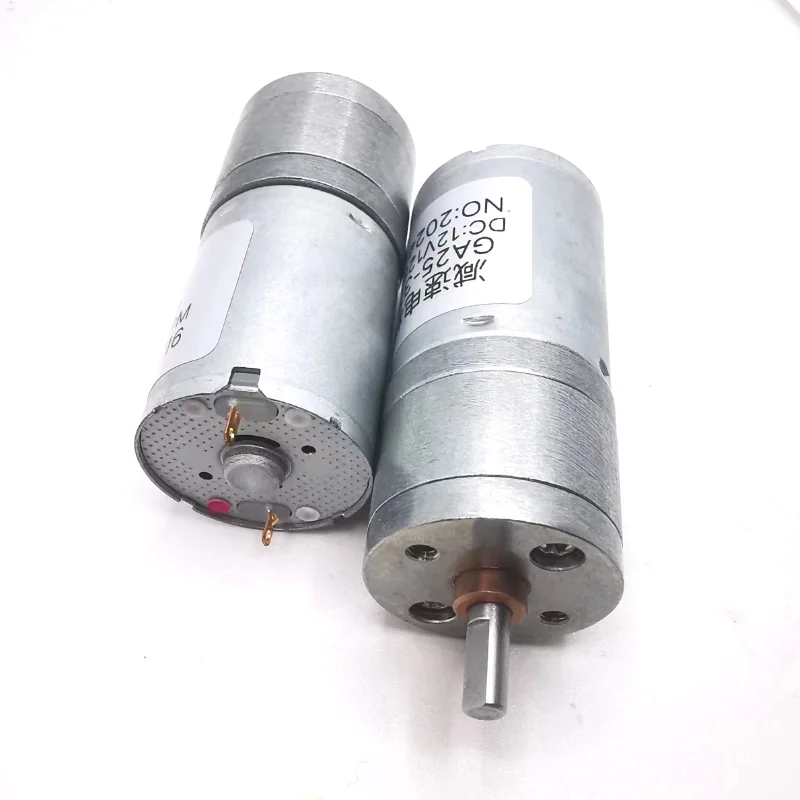 1PCS JGA25-370 DC motor geared motor 6/12/24V high torque electric gear motor 5/10/15/30/60/100/150/200/300/400/500/1000/1200rpm