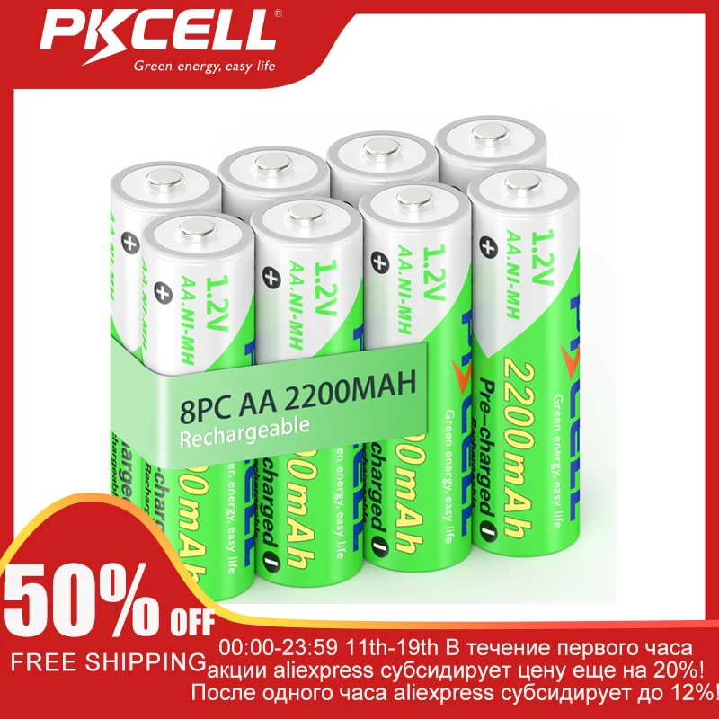 4-20PCS ถ่าน AA 1.2V NIMH 2A AA Pre-charged LSD แบตเตอรี่ 2200mAh สําหรับของเล่นไฟฉายรีโมทคอนโทรล