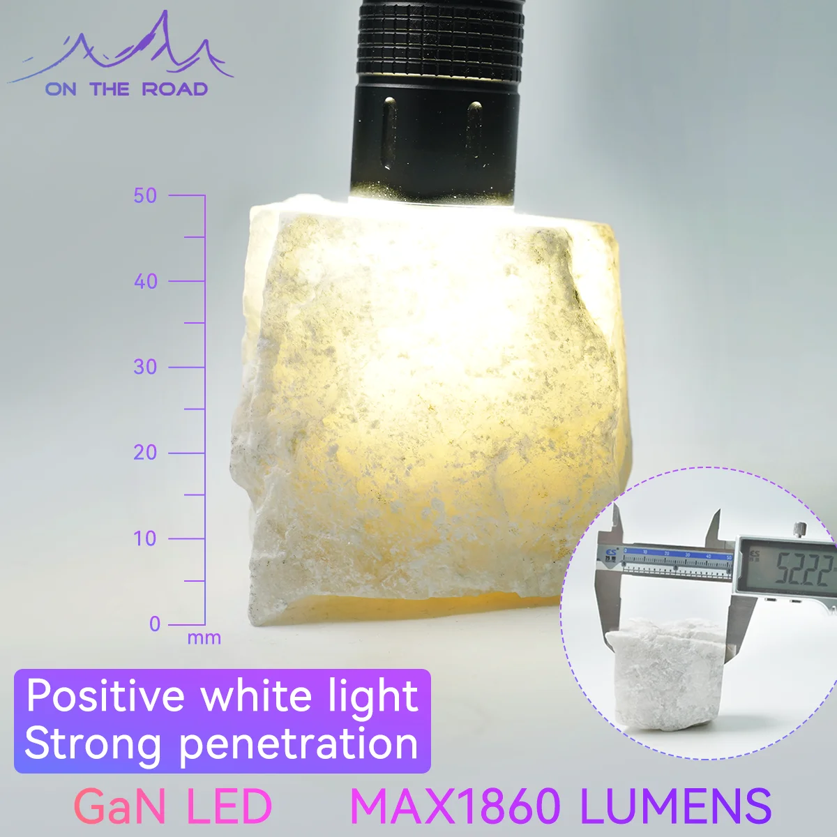 ON THE ROAD M900 mini Flashlight Hard Light small Torch LED Strong light long-range outdoor flashlight Light jade flashlight