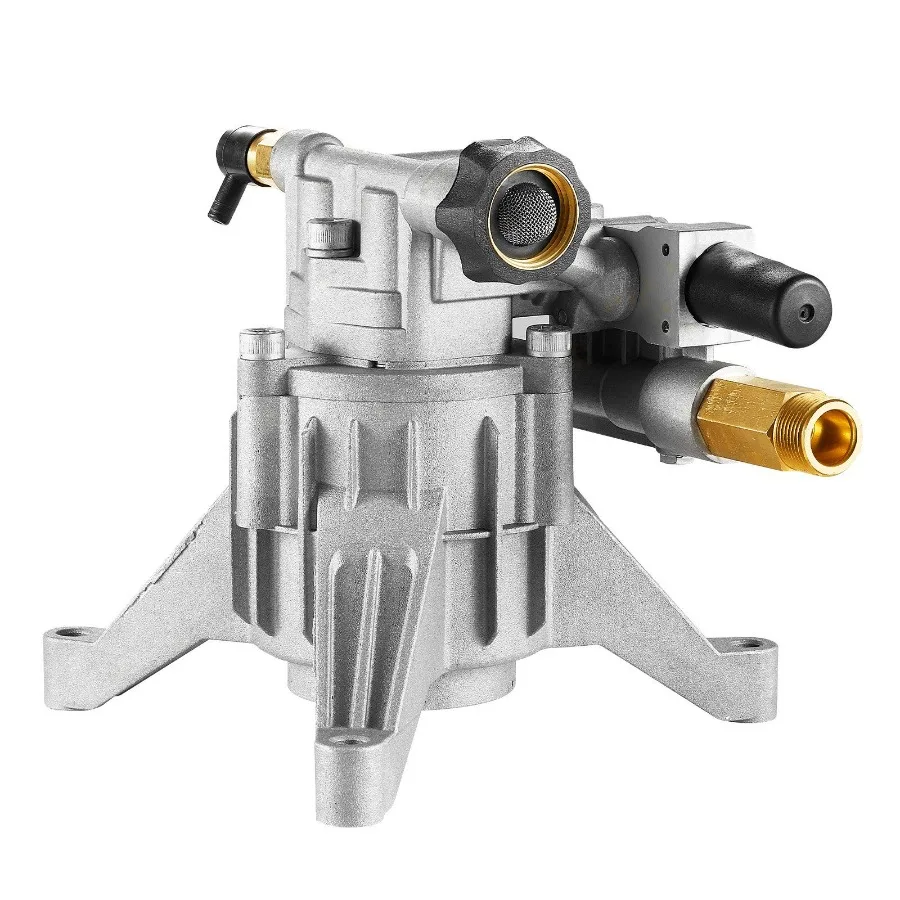 Pressure Washer Pump 7/8 Shaft Vertical 2400 PSI 2.5 GPM Replacement Kit with Hardware and Siphon Tube for RYOBI Honda PowerStr