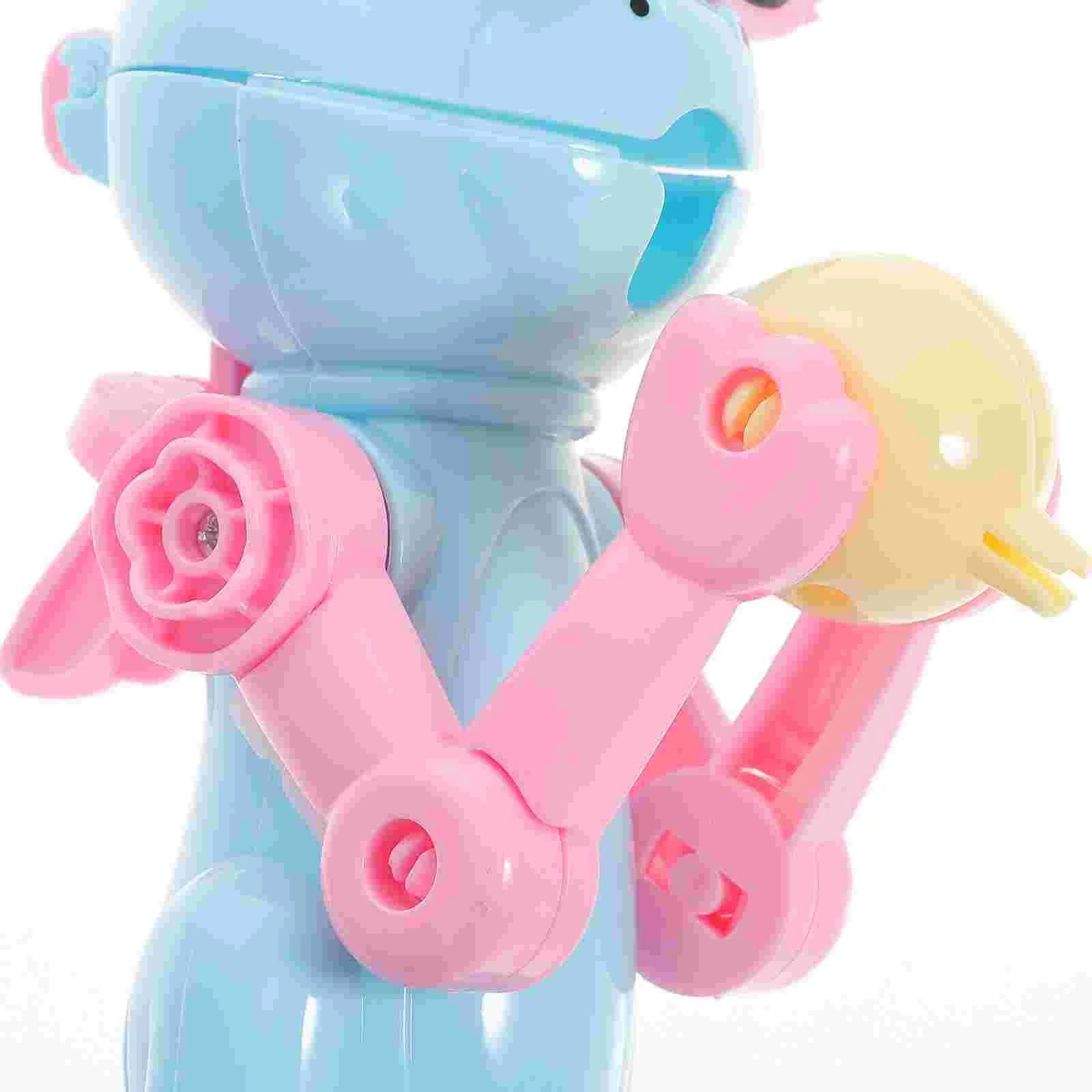 Lollipop Holder Machine Robots Kids Plastic Relax Toy Sucker Lovely Child Novelty