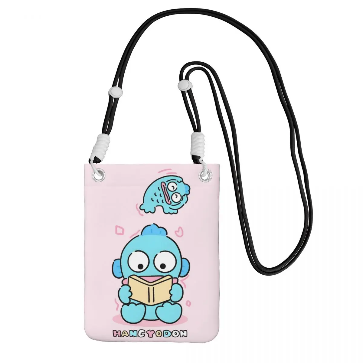 

Custom Hangyodon Carry A Mobile Phone Bag Diagonally Men Women Cool Cute Fish Mobile Phone Bag for Running Phone Money Pouch