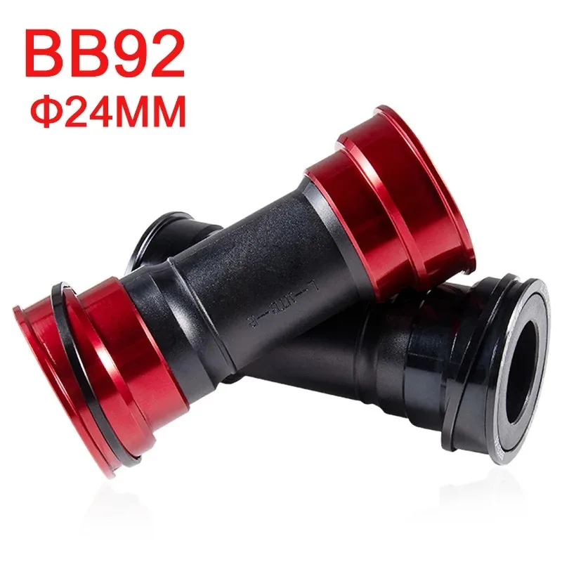 Suporte inferior Pressfit BB92 24mm com rolamento selado para quadro de bicicleta de estrada e MTB Shimano, suporte inferior Pressfit 86-92mm.