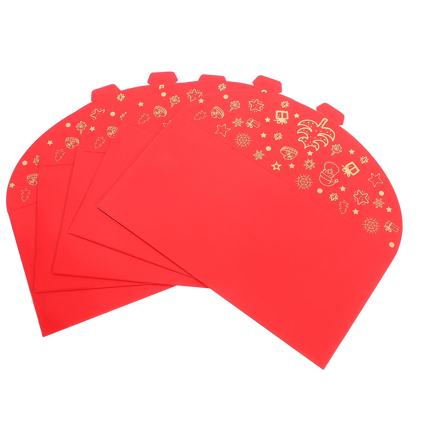 

5 Pcs Gold Foil Red Envelope New Year Envelopes Money Decorations Festival Chinese Paper for Cash