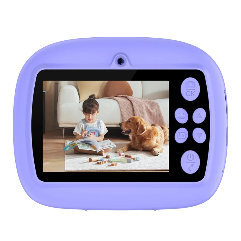 

Digital Video Camera Ink Free Printing Instant Print Photo Camera Record Happniess Moment Family Camera With Children/32GB Cards