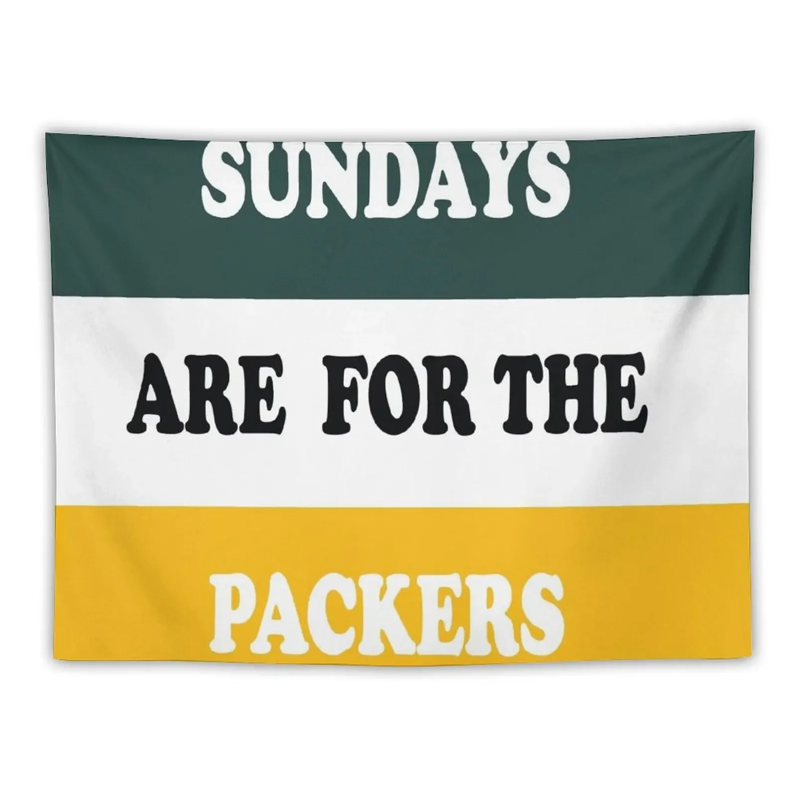 Sundays are for The Packers Tapestry Wall Coverings Things To Decorate The Room Tapestry