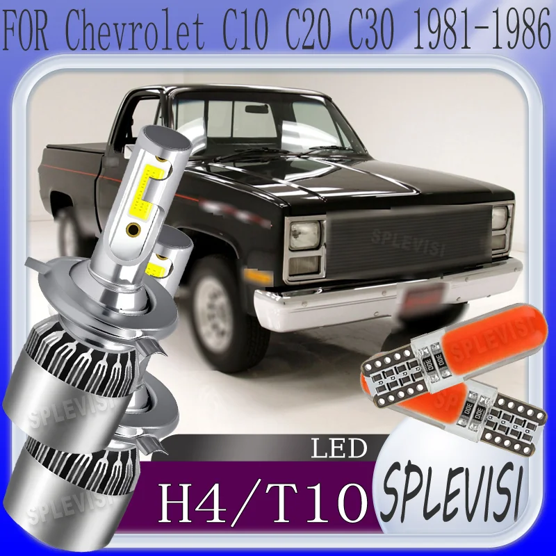 

Long Life High-Power Plug and Play Quick Start 9003 H4 LED headlight For Chevrolet C10 C20 C30 1981 1982 1983 1984 1985 1986