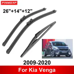 1/2/3/4/6PCS Car Wiper For Kia Venga 2009-2020 Front Rear Wiper Blades Brushes Auto Accessories 2014 2015 2016 2017 2018 2019