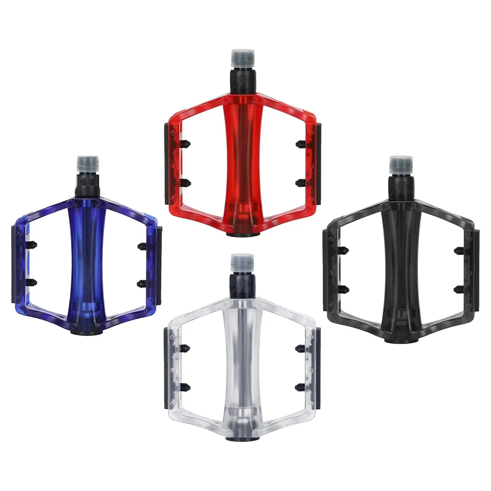 2Pcs Bike Pedals Bicycle Pedals Universal Durable Ultralight Bicycle Flat Pedal Cycling Accessories for Mountain Bike Equipment