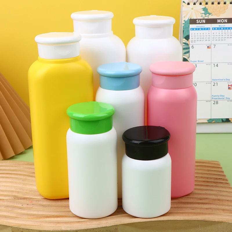 

30-300g Multi-holes Talcum Powder Bottle Refillable Cosmetic Powder Dispenser Plastic Powder Container Empty Bottles