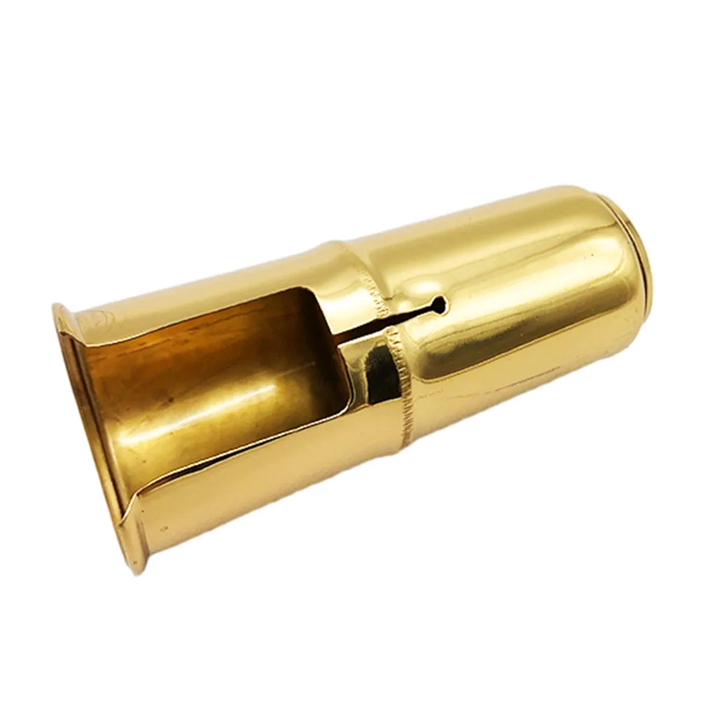 

Rust Resistant Saxophone Mouthpiece Cap Brass with Gold Plating Compatible with Alto Soprano and Tenor Saxophones