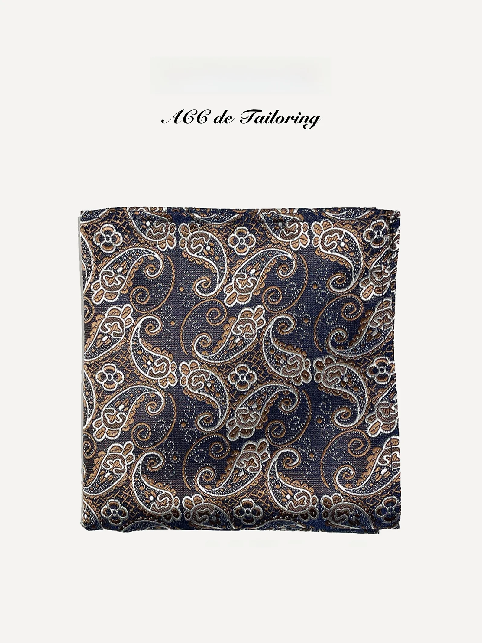 ผ้าเช็ดหน้าสี่เหลี่ยมปักลายดอกไม้สีเงาสำหรับสุภาพบุรุษ ผ้าพันคอสี่เหลี่ยม แฟชั่นเครื่องประดับสำหรับชุดสูท