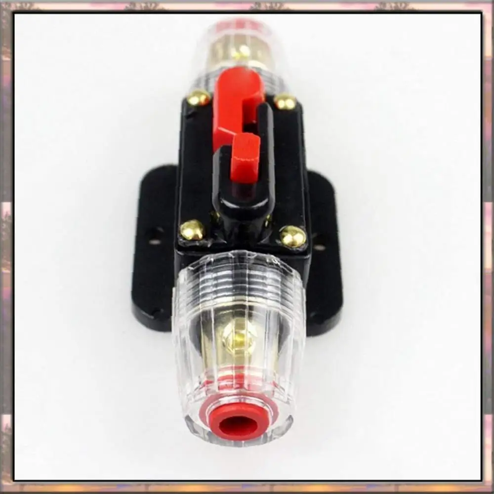 BAAZ HOT Circuit Breaker 12V-48V DC 50A Resettable Car Stereo Circuit Breaker Power Protection System