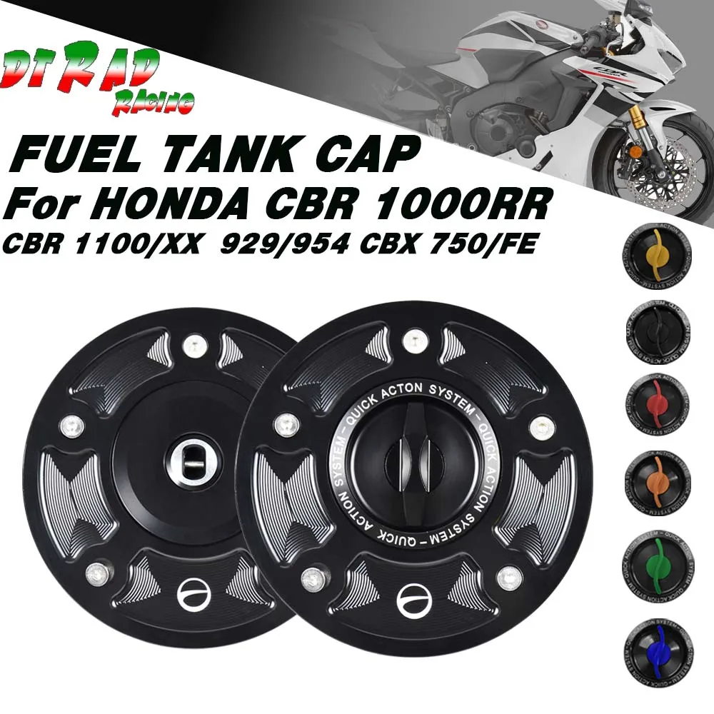 Motorcycle Fast Plug Gasoline Cap For HONDA CBR 1100/XX 1000RR/Fireblade 929/954 CBX 750/FE Fuel Plug Engine Guard Accessories