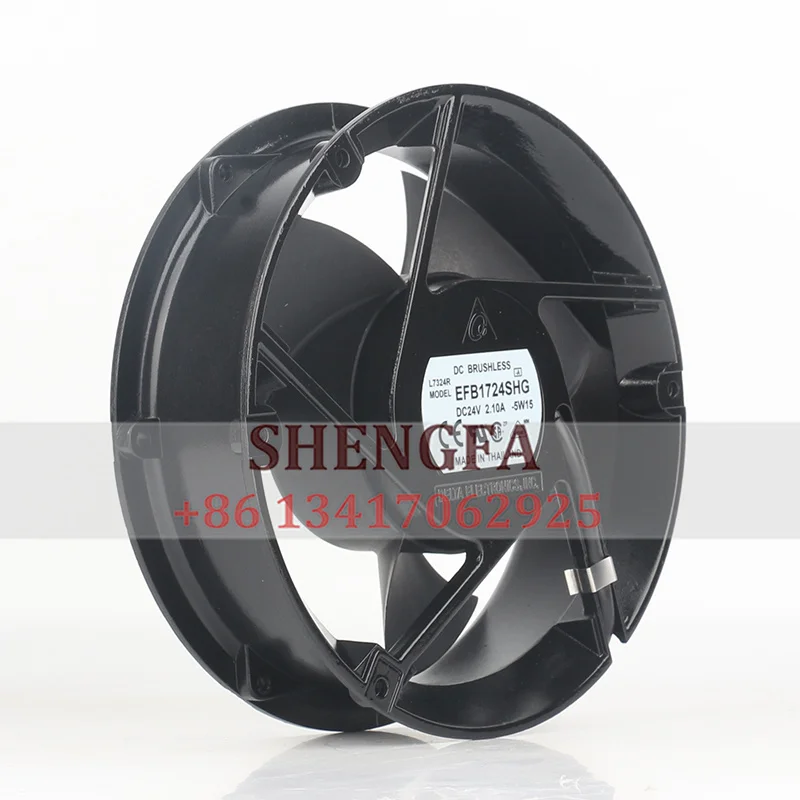 

Case Fan Delta EFB1724SHG DC24V 2.1A EC AC 17cm Frequency Converter Large Air Volume Industrial Cooling Fan 170X150X50MM