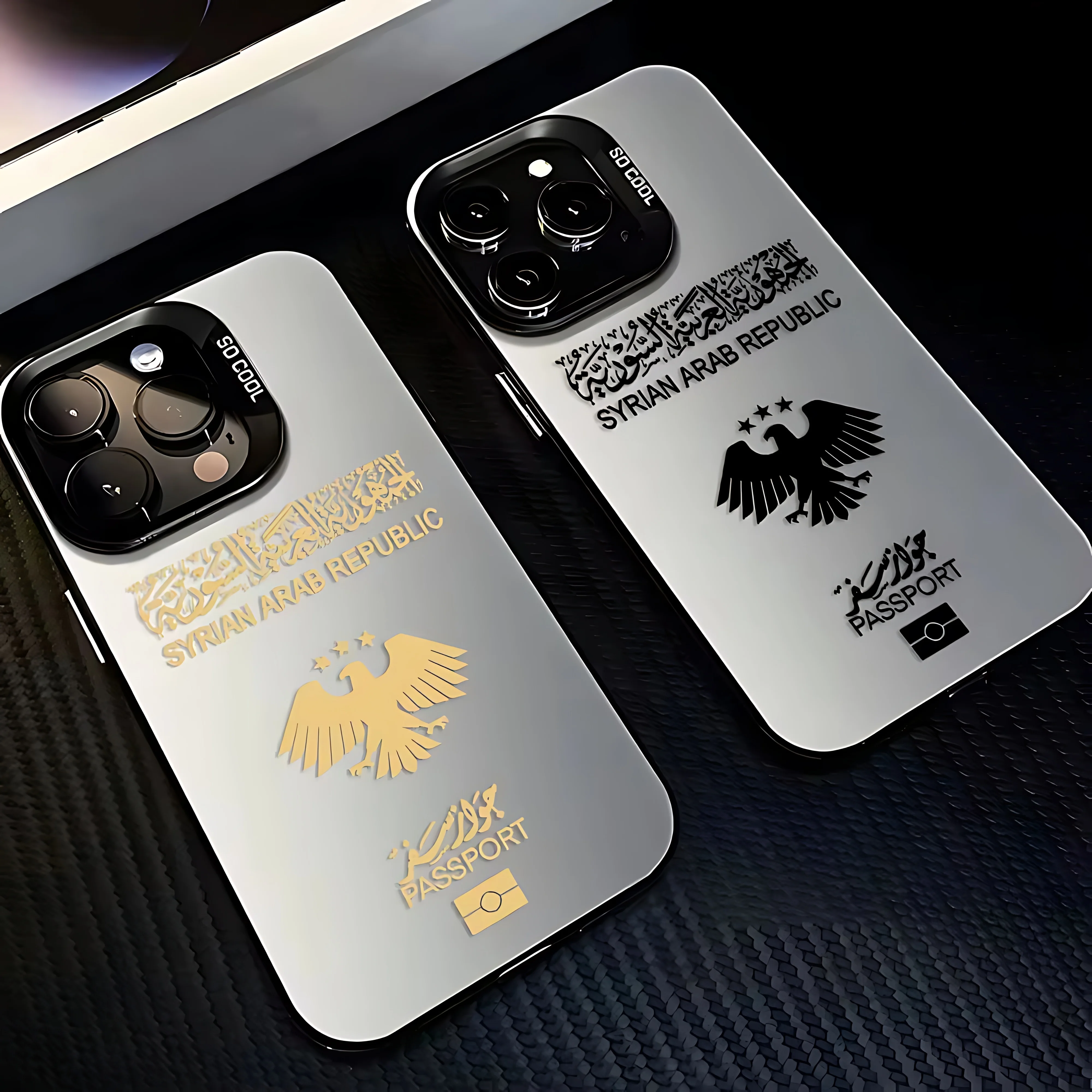 New Syria Passport Pattern Phone Case for Samsung Galaxy S26 S25 S24 S23 S22 S21 S20 Note20 FE Ultra Edge Plus 4G 5G Anti Cover