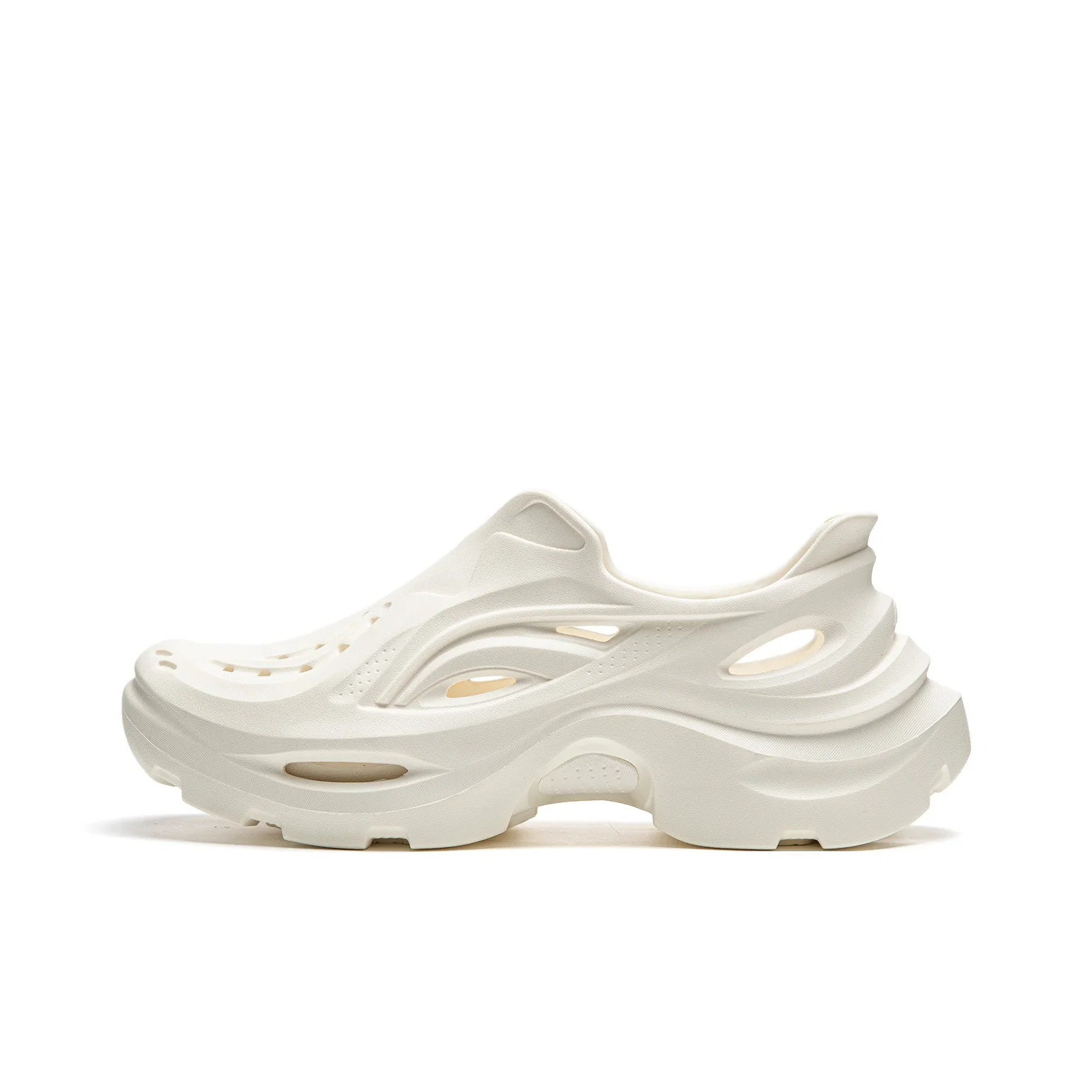 Li Ning Knowledge And Action River Trekking Shoes Unisex Ecru AGUU009-3