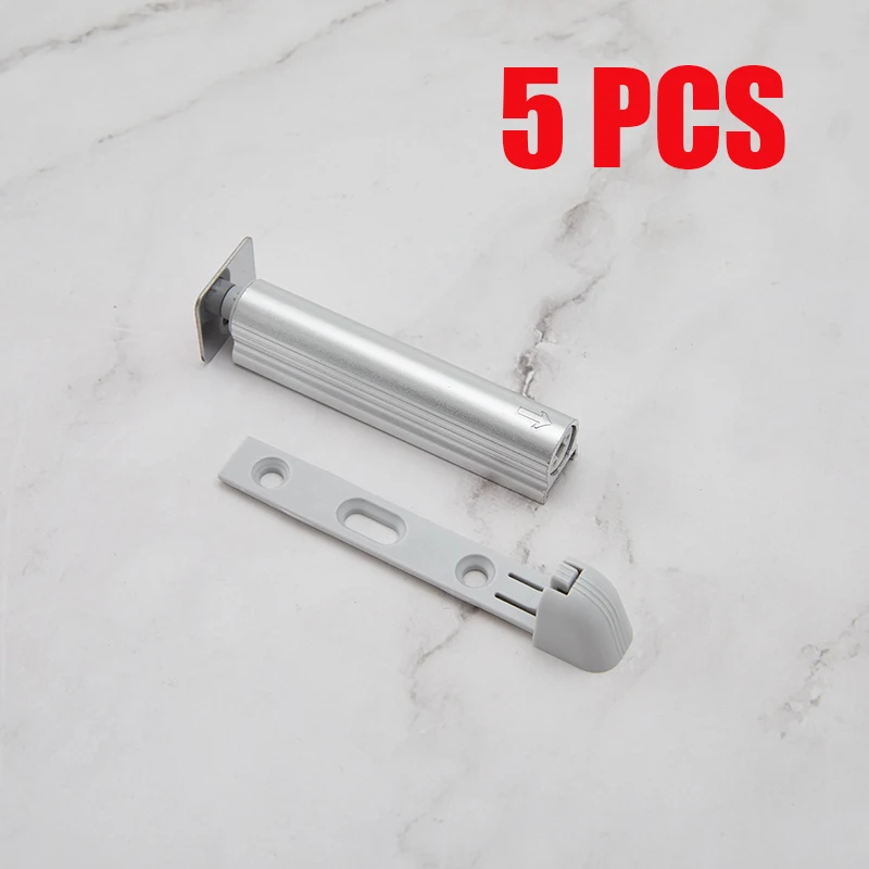 High Quality 10Set/Lot Gray White Kitchen Cabinet Door Stop Drawer Soft Quiet Close Closer Damper Buffers With Screws