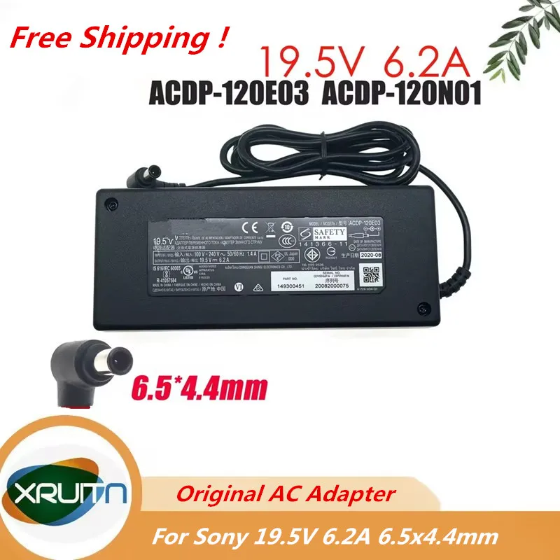 

Оригинальное зарядное устройство ACDP-120E02 ACDP-120E03 19,5 В 6,2 А 120 Вт для Sony KDL-55W800C KLV-32W700B ЖК-дисплей со светодиодной подсветкой для телевизора