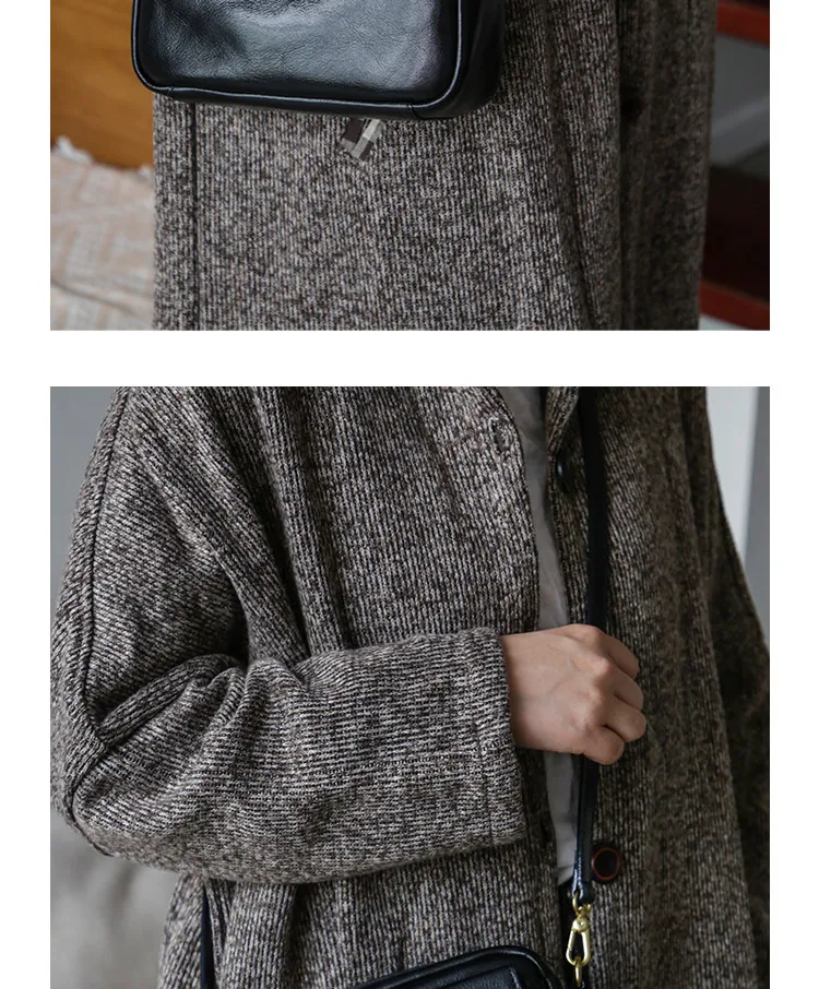 Modische Joker Vintage-Umhängetasche aus Rindsleder für Damen, Outdoor, Alltag, Reisen, Luxus, echtes Leder, kleine Crossbody-Tasche – Detail 14