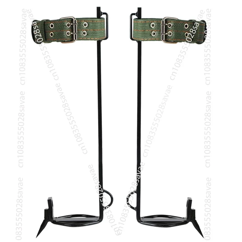 Tree-climbing Device Upright Climbing Tool Foot Strap Iron Shoe for Preventing Slipping on The Ground Climbing Shoe