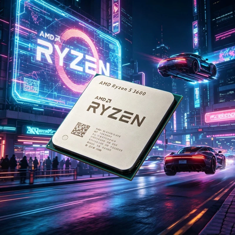 

Swift Unlocked AMD Gaming Desktop CPU Ryzen 5 3600 R5 3600,6-Core 12-Thread 4.4GHz,Socket AM4 Without Package