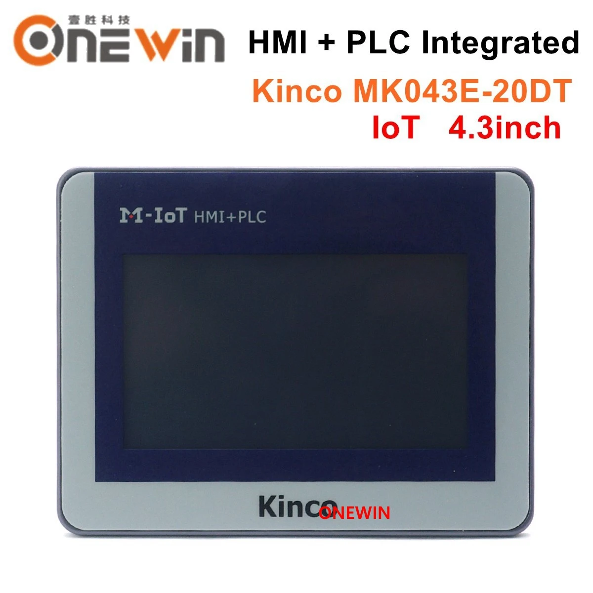 

Kinco IoT MK043E-20DT HMI PLC All In One 4.3 inch Touch Screen With Programmable Controller Integrated Panel Support Remote