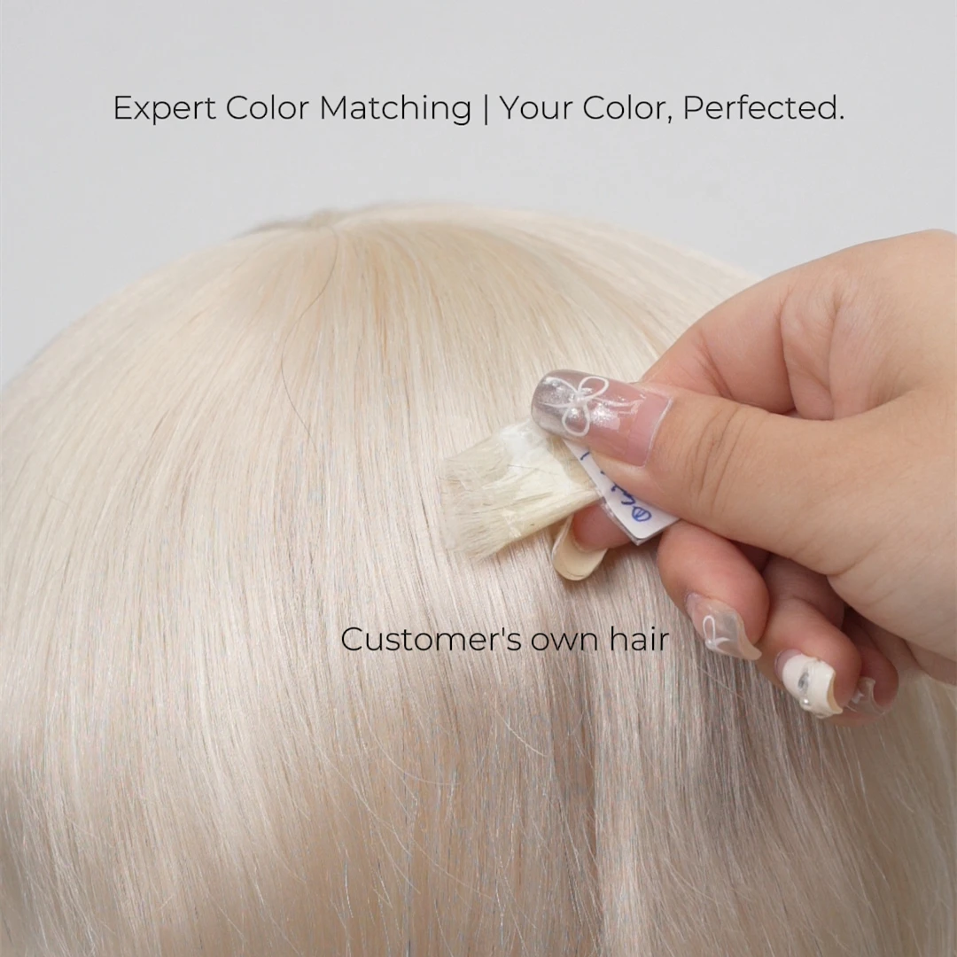 Template Base Custom 100% Human Straight Hair Light Density Lace & PU Toupee Hair Replacement System 4 Clips