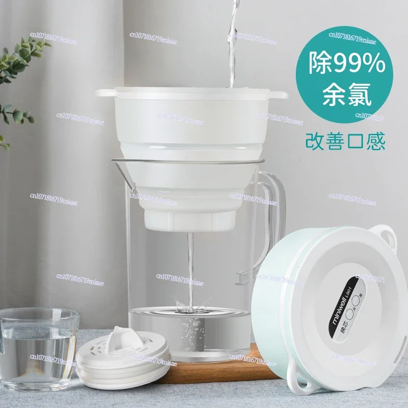 Folding water purifier, boiling scale filter, dormitory household filter, filter kettle purifier