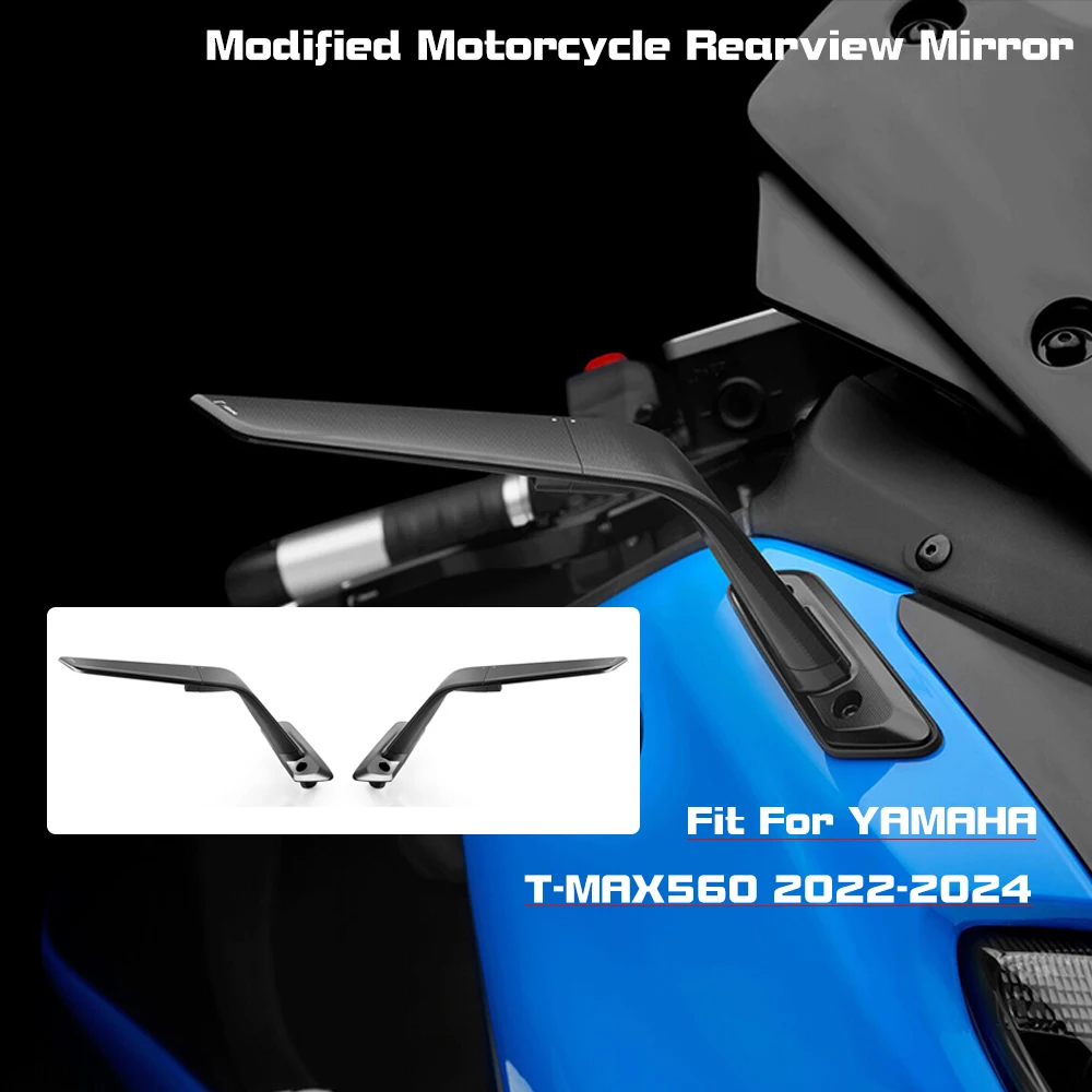 

TMAX560 Motorcycle Rearview Mirror Adjustable Winglet Mirror For YAMAHA T-MAX560 T-MAX 560 TMAX 560 2022 2023 2024 Accessories