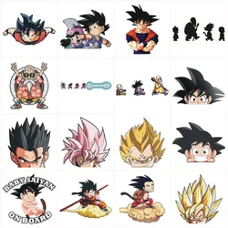 Seven Dragon Ball Anime CarStickers Saiya-jin ElectricMotorcycle DecorativeStickers Son Goku Kuririn Glass Children's Toys Gifts