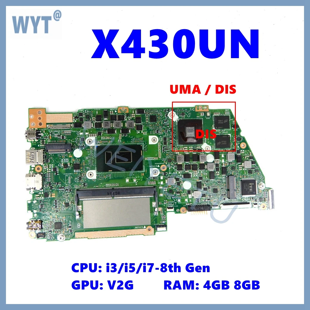 Ddr4 8Gb - Carte mère X430UN, processeur i3/i5/i7 de