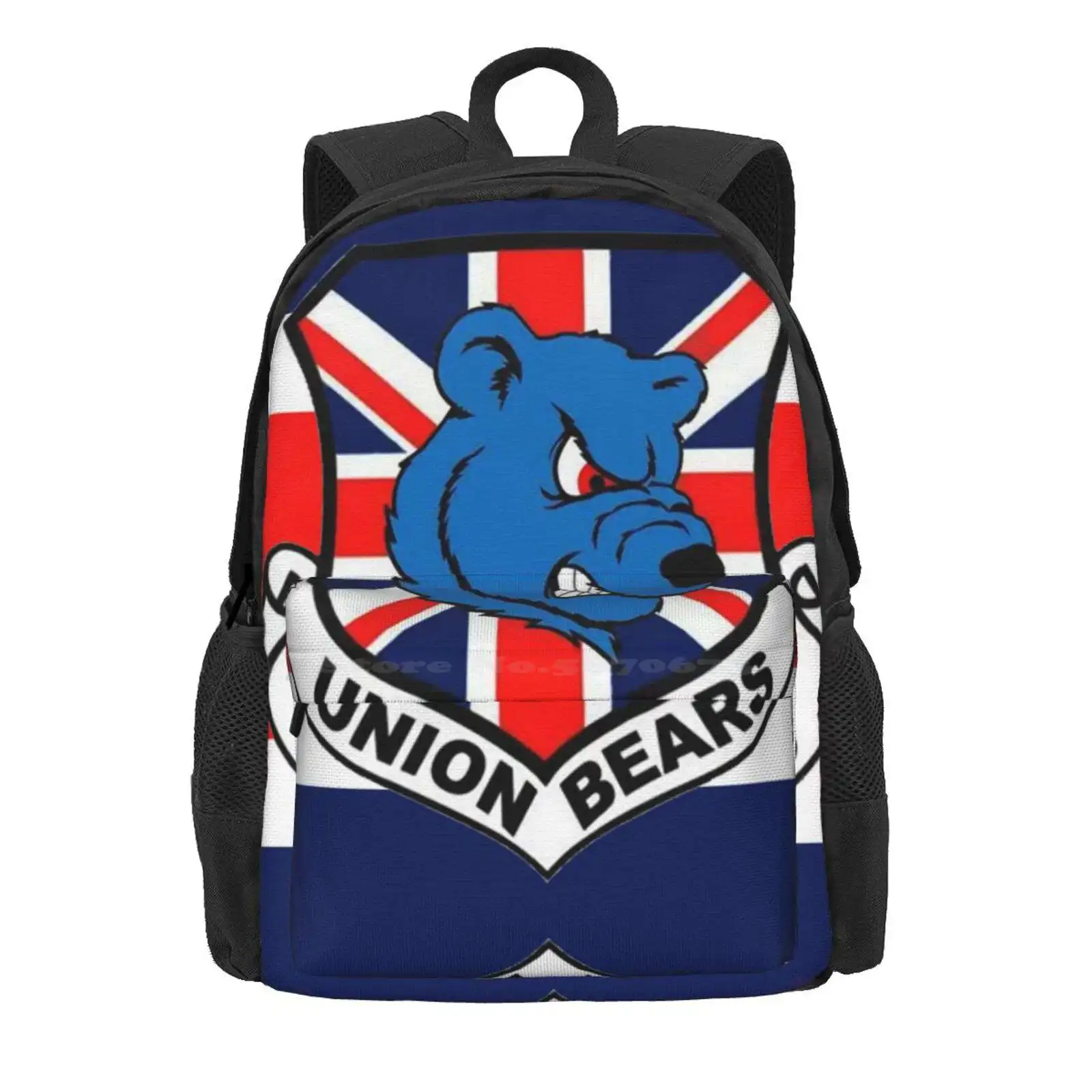 Union Bears Hot Sale Schoolbag Backpack Fashion Bags Union Bears Union Bears Union Bears Union Bears Football Soccer Fans Union