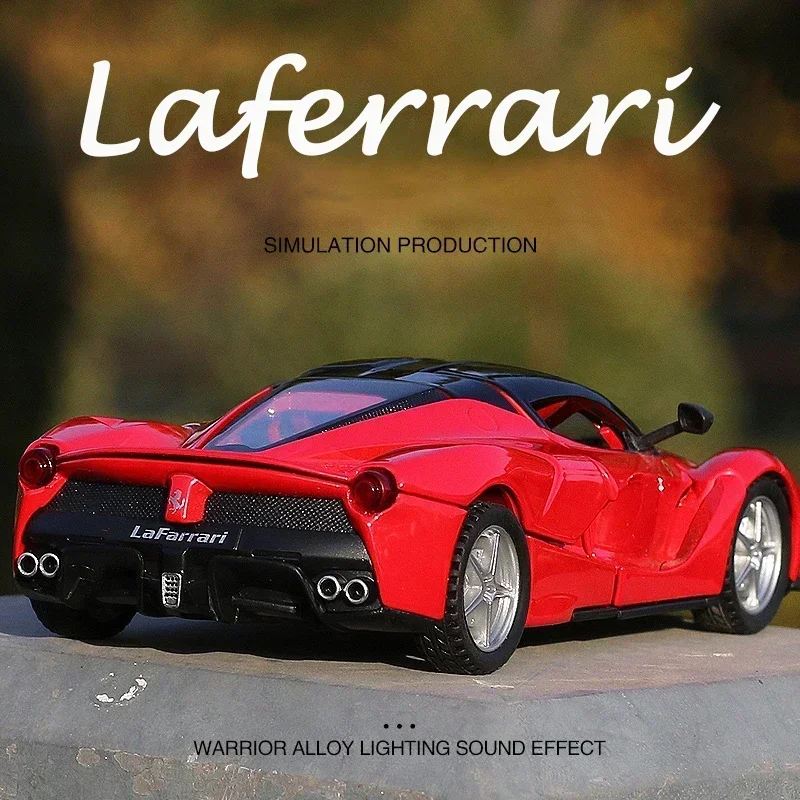 1:32 Toy Ferrari Laferrari Toy Alloy Car Diecasts & Toy Vehicles Model Miniature Scale Model Car Toys for Children