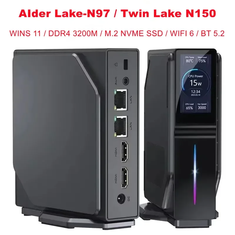 n97 cpu를 사용한 SZBOX S1 Alder Lake-N N97 MINI PC 리뷰 및 사용자 가이드