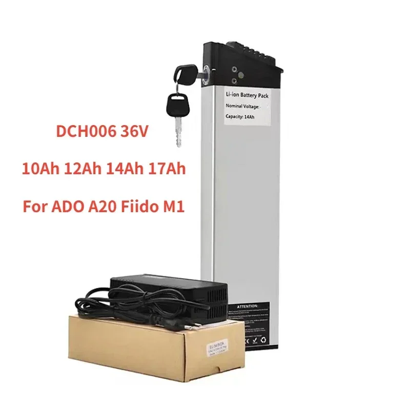 

36V Battery for ADO A20 A20F MATE City Fiido M1 Folding Electric Carriers 36V 10Ah 12Ah 14Ah Replacement Battery
